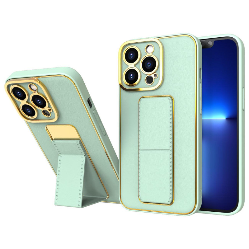 Naujas Kickstand Case dėklas skirtas iPhone 13 Pro su žaliu stovu