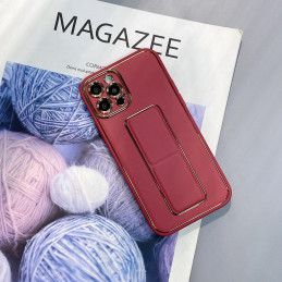 Naujas Kickstand Case dėklas skirtas iPhone 13 Pro Max su raudonu stovu