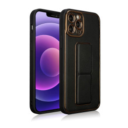 Naujas Kickstand Case dėklas skirtas iPhone 13 Pro Max su stovu, juodas