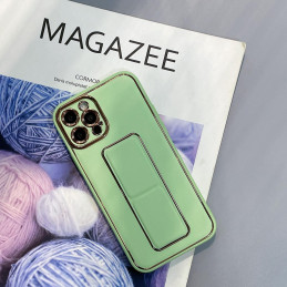 Naujas Kickstand Case dėklas, skirtas iPhone 13 Pro Max su žaliu stovu