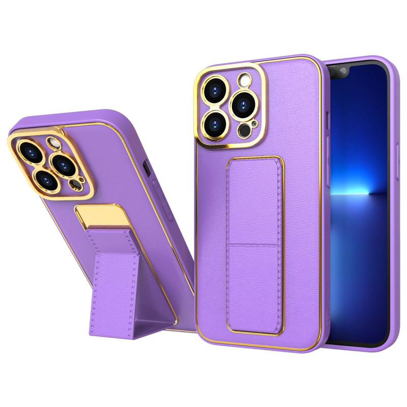 Naujas Kickstand Case dėklas skirtas iPhone 13 Pro Max su stovu, violetinė