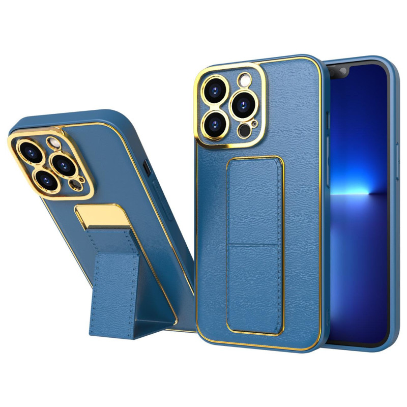 Naujas Kickstand Case dėklas iPhone 12 su stovu, mėlynas