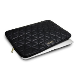 Guess Dygsniuotas dangtelis 13" nešiojamam kompiuteriui - juodas