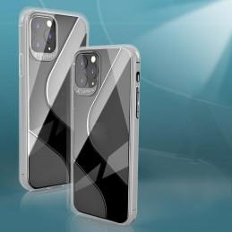 S-Case lankstus dėklo dangtelis Huawei P40 Lite E juodas