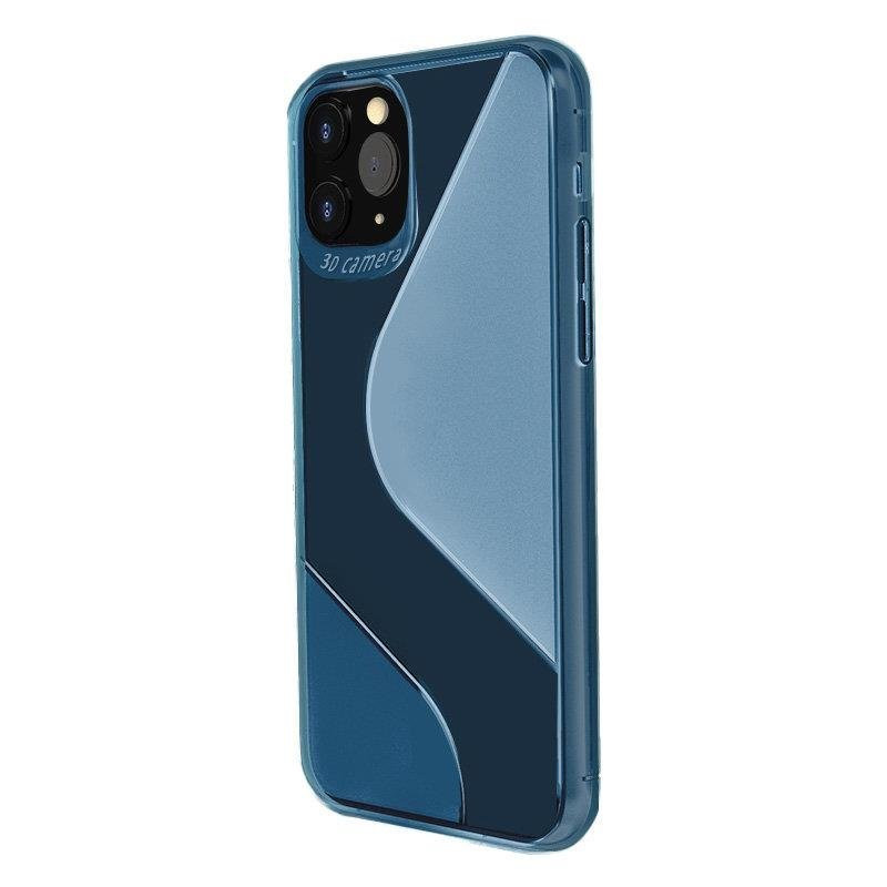 S-Case lankstus dėklo dangtelis, skirtas Huawei P40 Lite E mėlynas