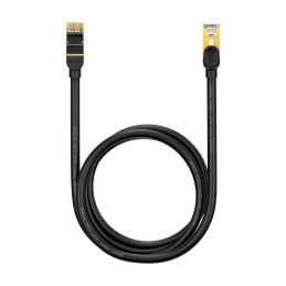 „Baseus Speed Seven“ greitas RJ45 tinklo kabelis 10 Gbps 1,5 m juodas (WKJS010201)