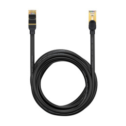 Baseus Speed Seven greitas RJ45 10Gbps tinklo kabelis 10m juodas (WKJS010701)