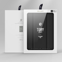 Dux Ducis Toby Armored Flip Smart Case, skirtas Realme Pad Mini juodas