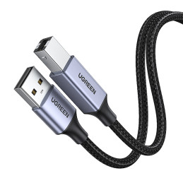Ugreen B tipo USB kabelis spausdintuvui (vyriškas) - USB 2.0 (vyriškas) 480 Mbps 5 m juodas (US369 90560)