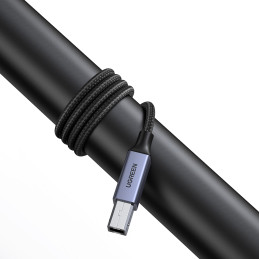 Ugreen B tipo USB kabelis spausdintuvui (vyriškas) - USB 2.0 (vyriškas) 480 Mbps 5 m juodas (US369 90560)