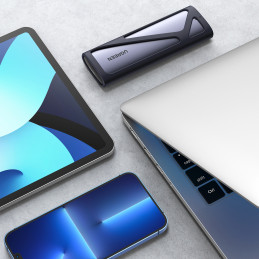 Ugreen CM400 90264 dėklas, skirtas M.2 SSD su USB-C 3.2 prievadu – pilka