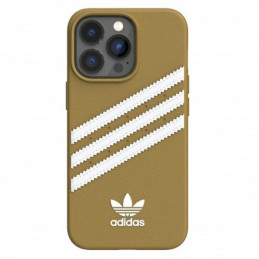 Adidas OR Molded Case PU, skirtas iPhone 13 Pro / iPhone 13 - smėlio ir aukso spalvos