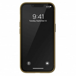 Adidas OR Molded Case PU, skirtas iPhone 13 Pro Max - smėlio ir aukso spalvos