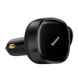 Baseus Enjoyment automobilinis įkroviklis 2in1 30W juodas (CGTX000001)