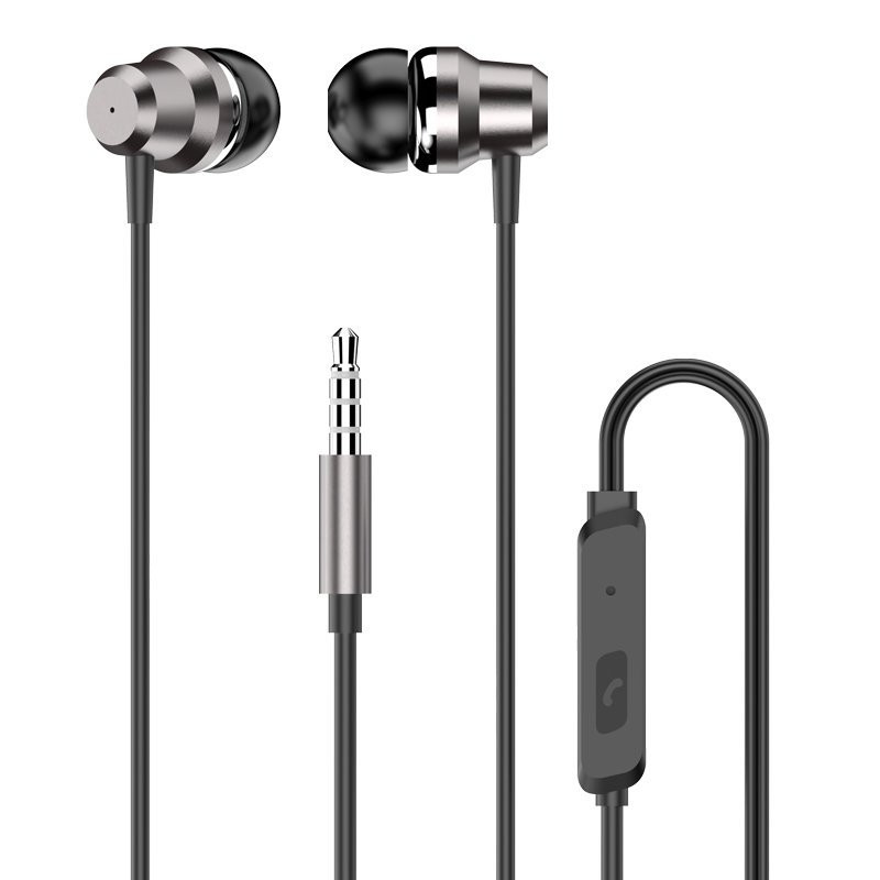 Dudao į ausis įdedamos ausinės su nuotolinio valdymo pulteliu ir mikrofonu 3,5 mm mini lizdas sidabrinis (X10 Pro sidabr...