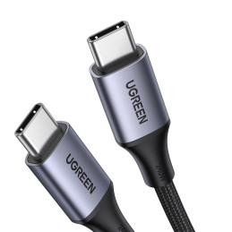 Ugreen kabelis USB Type C – USB Type C Power Delivery 240W 5A 2m pilkas (90440 US535)