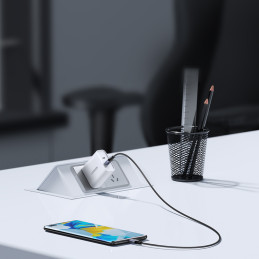 Ugreen kabelis USB Type C – USB Type C Power Delivery 240W 5A 2m pilkas (90440 US535)