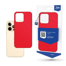 3mk matinis dėklas, skirtas iPhone 13 Pro – raudonas