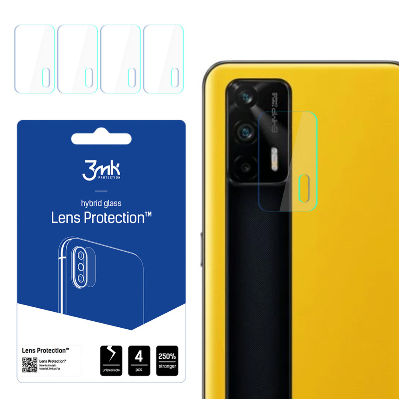 3mk Lens Protection™ hibridinis fotoaparato stiklas, skirtas Realme GT 5G