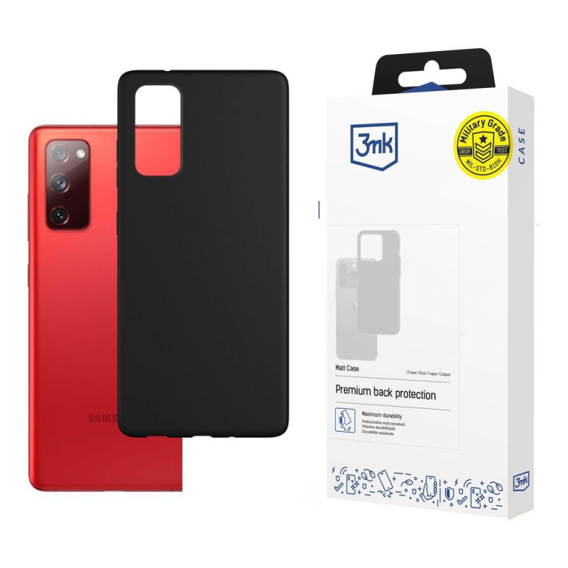 3mk matinis dėklas, skirtas Samsung Galaxy S21 FE 5G – juodas