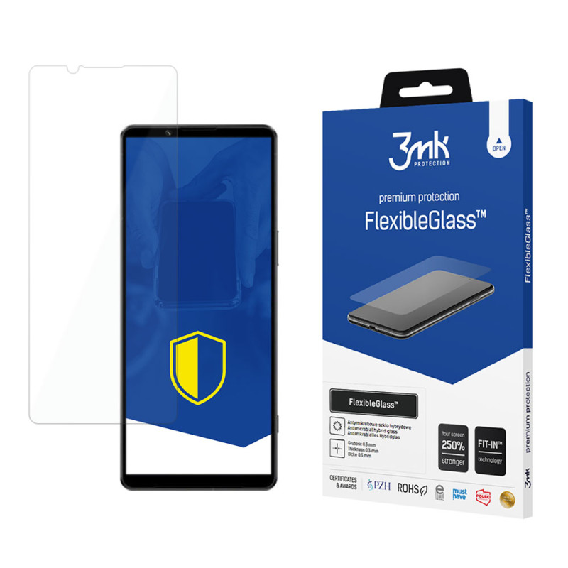 3mk FlexibleGlass™ hibridinis stiklas, skirtas Sony Xperia 1 IV