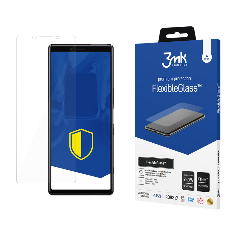 3mk FlexibleGlass™ hibridinis stiklas, skirtas Sony Xperia 1 II 5G