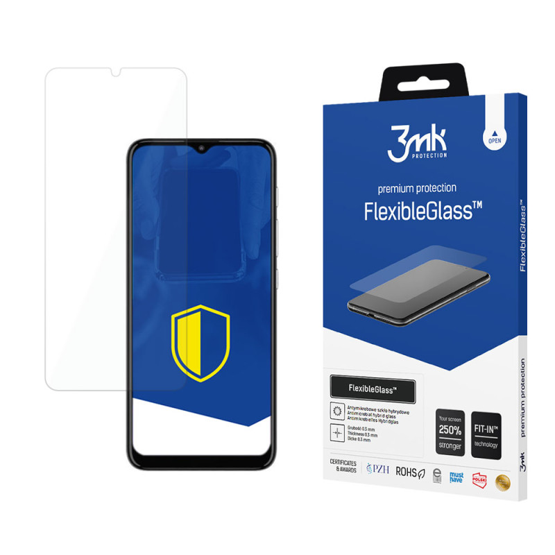 3mk FlexibleGlass™ hibridinis stiklas, skirtas Motorola Moto E20