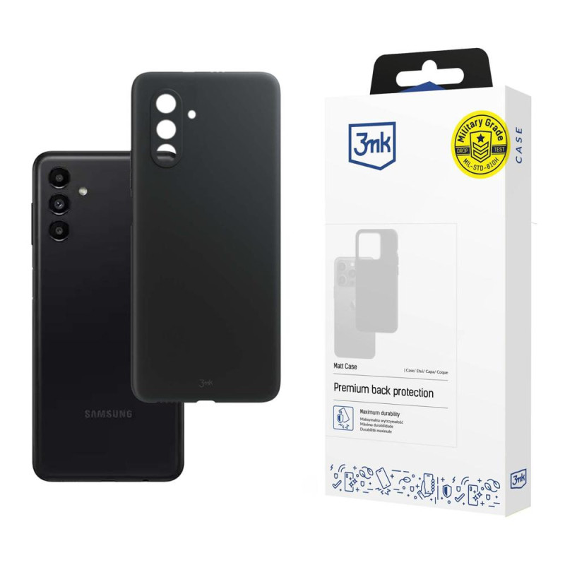 3mk matinis dėklas, skirtas Samsung Galaxy A13 5G – juodas