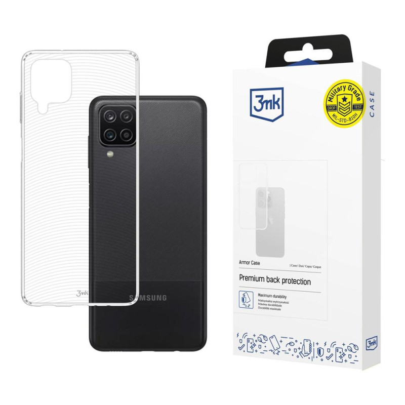 3mk Armor Case Samsung Galaxy A12 - skaidrus