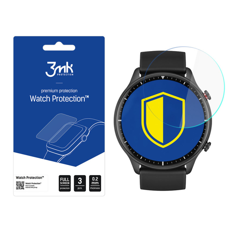 3mk Watch Protection™ v. ARC+ apsauginė plėvelė, skirta Xiaomi Amazfit GTR 2