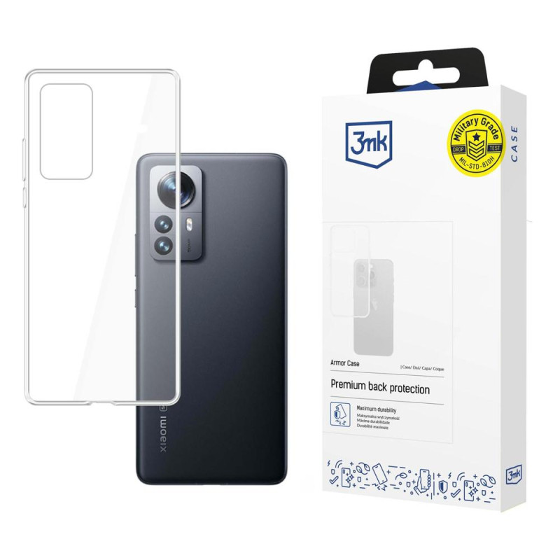 3mk Armor Case skirtas Xiaomi 12 Pro - skaidrus