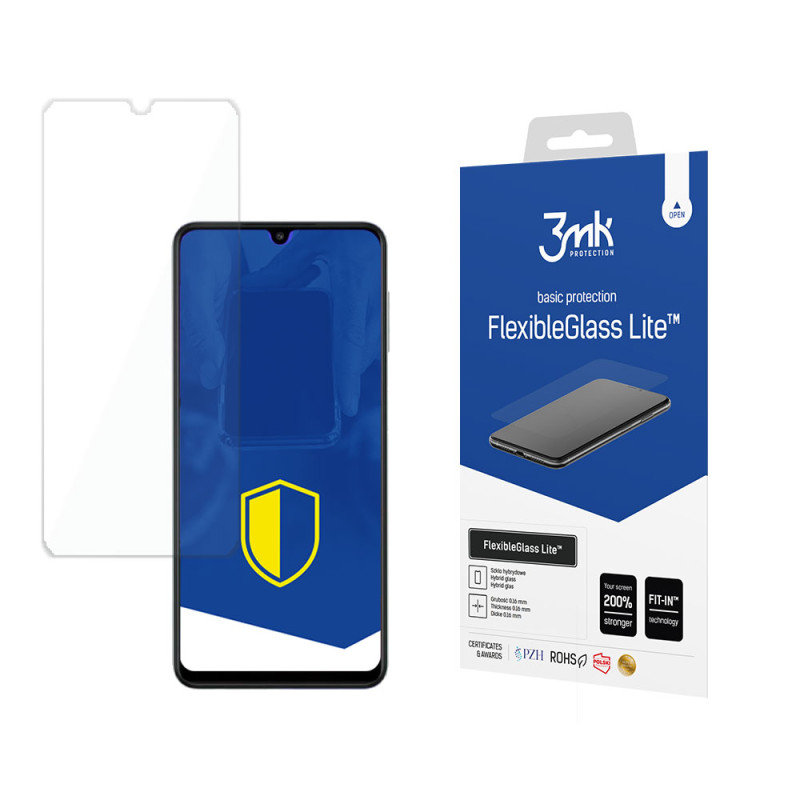 3mk FlexibleGlass Lite™ hibridinis stiklas, skirtas Samsung Galaxy A22 4G