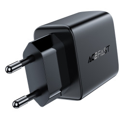 Acefast sieninis įkroviklis 2x USB 18W QC 3.0, AFC, FCP juoda (A33 juoda)