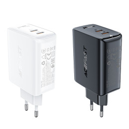 Acefast A29 PD50W GaN (USB-C+USB-C) dviejų prievadų įkroviklis juodas