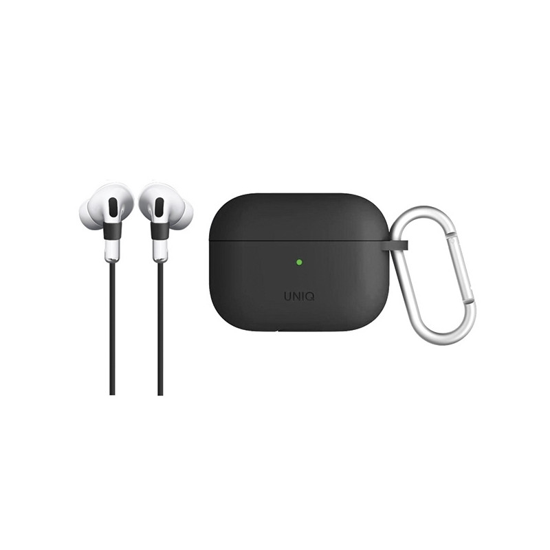 UNIQ Vencer silikoninis dėklas, skirtas AirPods Pro - pilkas