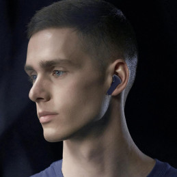 Acefast į ausis įdedamos belaidės TWS Bluetooth ausinės mėlynos (T6 safyro mėlynos spalvos)