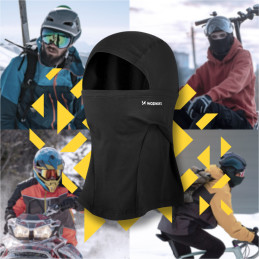 Wozinsky Balaclava WTBBK1 L termo balaklava po šalmu - juoda