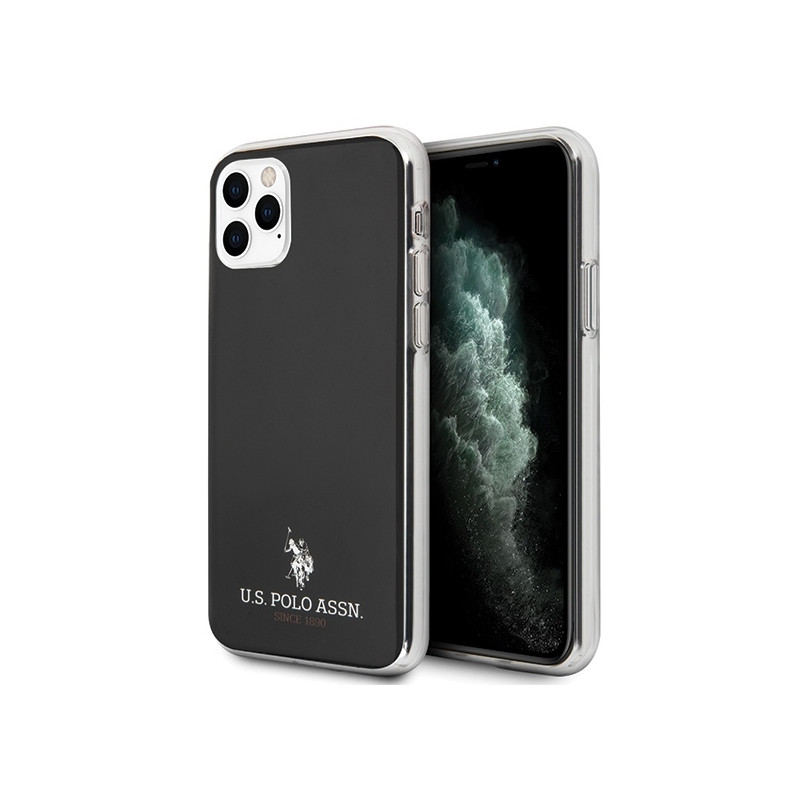 JAV Polo Assn byla Blizgus, skirtas iPhone 11 Pro Max – juodas