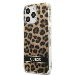 Guess Leopard dėklas, skirtas iPhone 13 Pro / iPhone 13 - rudas