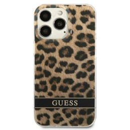 Guess Leopard dėklas, skirtas iPhone 13 Pro / iPhone 13 - rudas