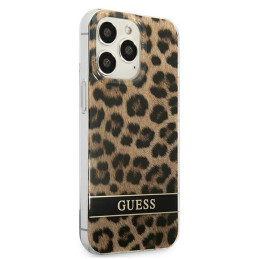 Guess Leopard dėklas, skirtas iPhone 13 Pro / iPhone 13 - rudas
