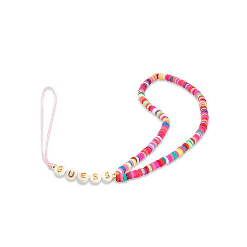 Guess Heishi Beads pakabukas - rožinis