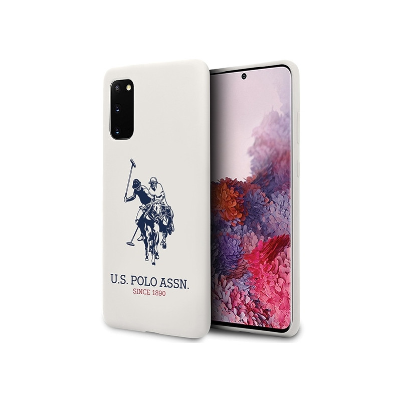 JAV Polo Assn byla Silikono kolekcija Samsung Galaxy S20 – balta