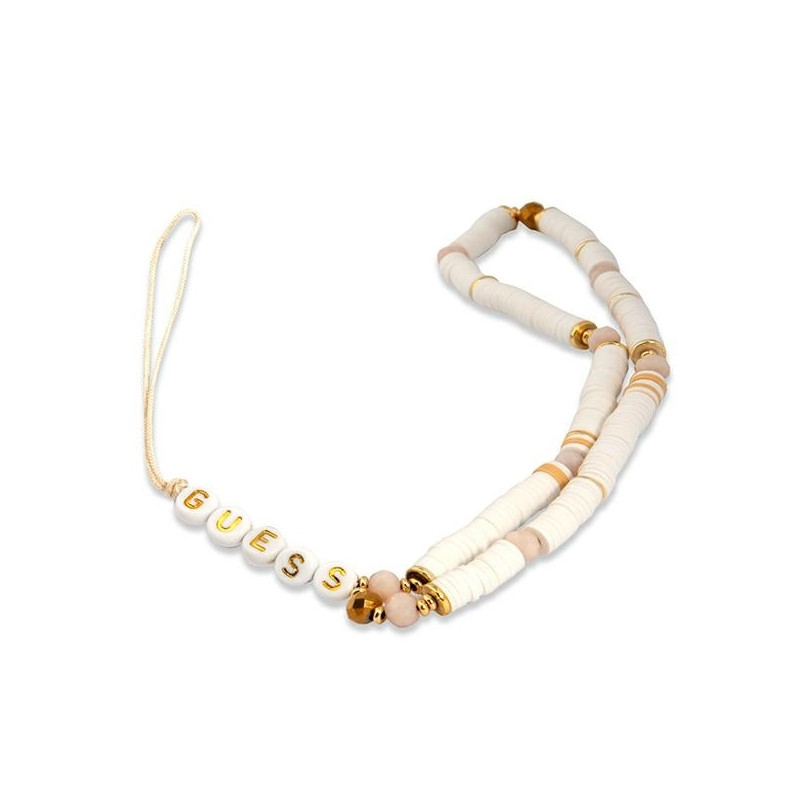 Guess Heishi Beads pakabukas - baltas