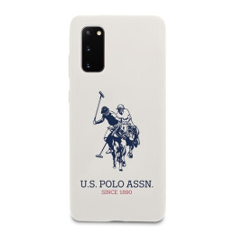 JAV Polo Assn byla Silikono kolekcija Samsung Galaxy S20 – balta