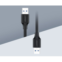 Ugreen kabelis USB 2.0 (vyriškas) – USB 2.0 (vyriškas) 0,5 m juodas (US128 10308)