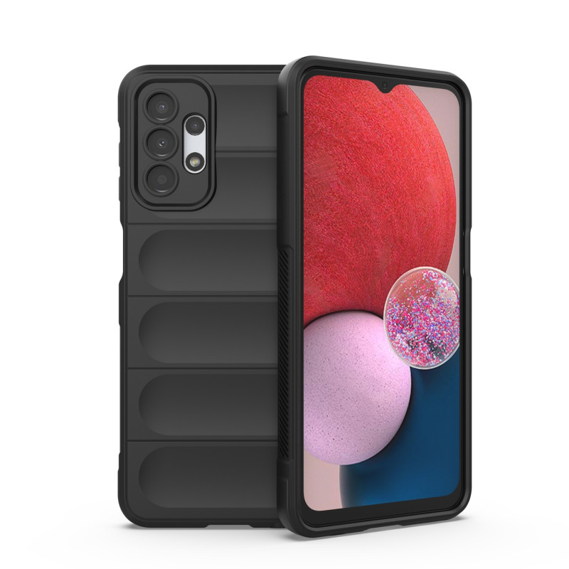 Magic Shield Case dėklas, skirtas Samsung Galaxy A13 5G lankstus šarvuotas dangtelis juodas