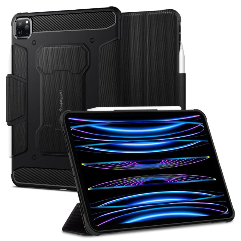 Spigen Rugged Armor Pro dėklas, skirtas iPad Pro 11& 39 & 39 2020 / 2021 / 2022 - juodas