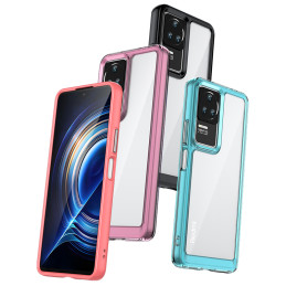 Outer Space Dėklas, skirtas Xiaomi Poco F4 5G, dangtelis lanksčiu rėmeliu, mėlynas
