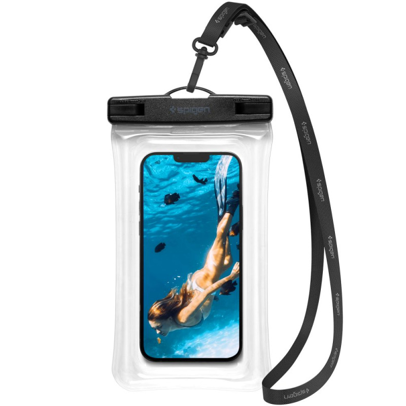 Spigen Aqua Shield A610 dėklas, atsparus vandeniui, plūduriuojantis ant vandens - skaidrus